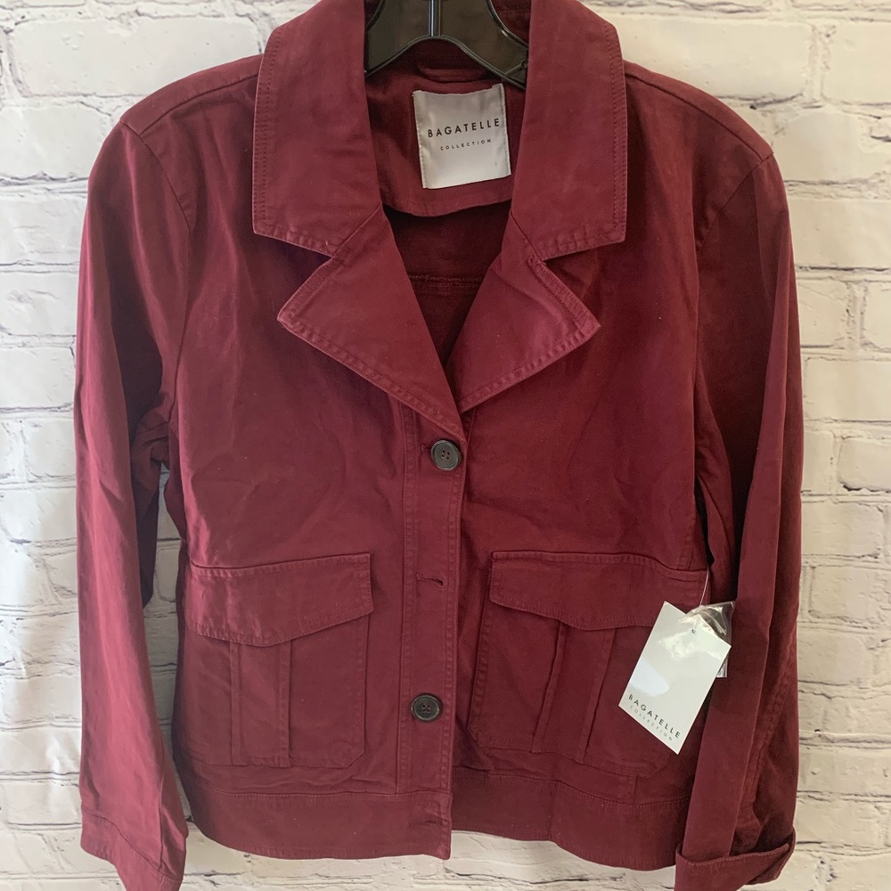 Bagatelle Cotton Flap Pocket Blazer Washed Stretch